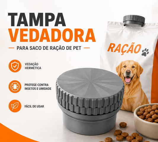PetFresh - Tampa Veda Saco de Ração 100% Hermética