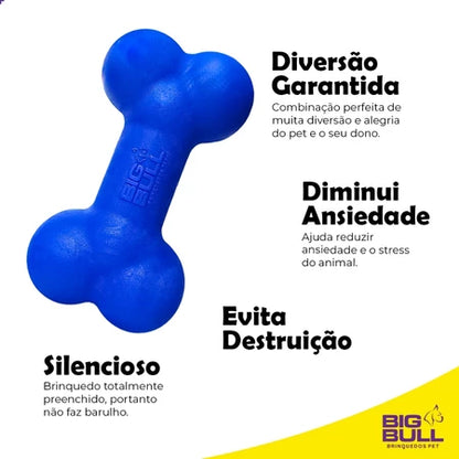 Brinquedo Cachorro Grande Ossinho Borracha